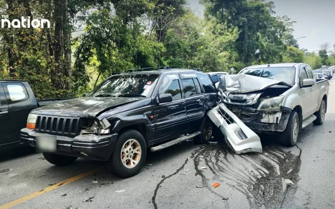 Tai nạn giao thông tại Thái Lan dịp lễ hội Songkran. Ảnh: The Nation.