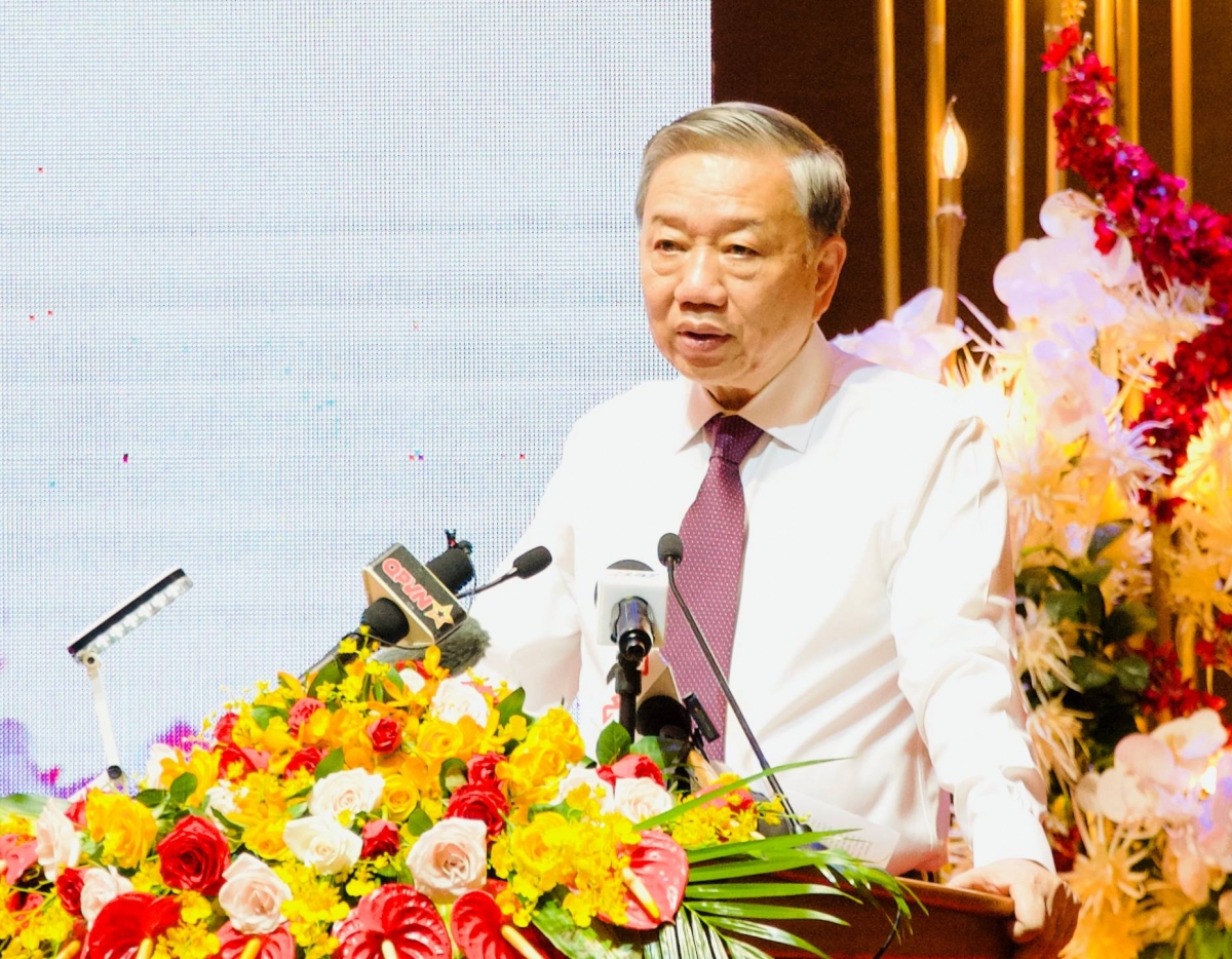 Tổng Bí thư Tô Lâm phát biểu