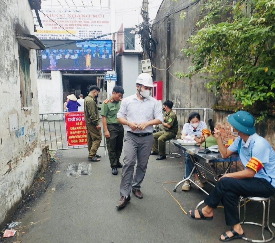 Lực lượng chức năng đã nhiều lần tiến hành cưỡng chế