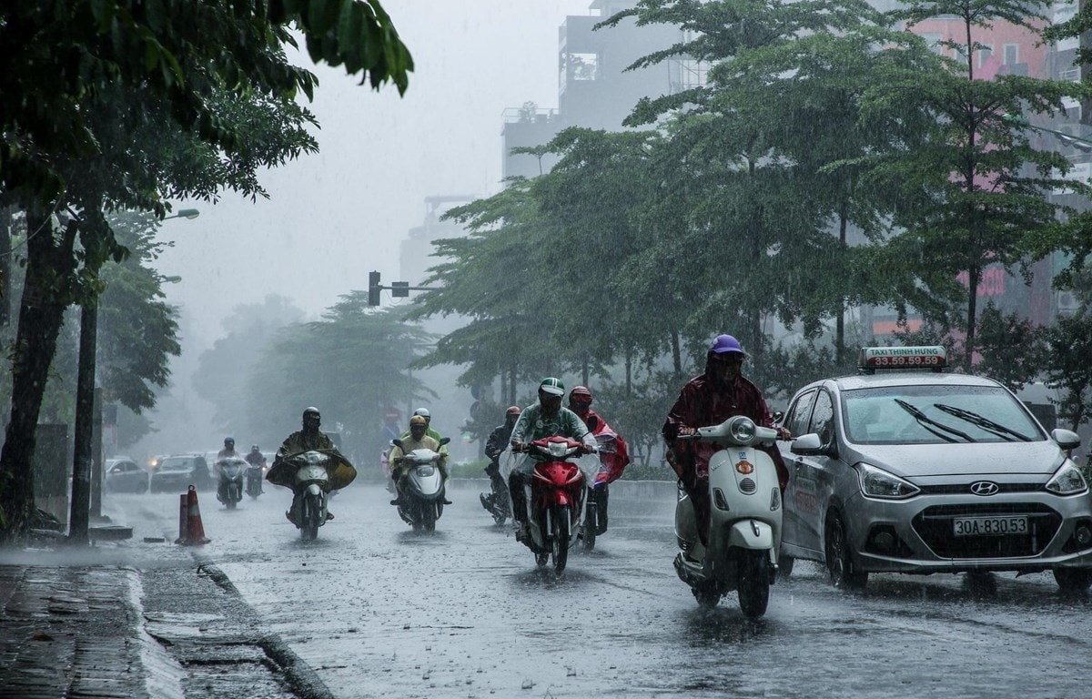 Bắc Bộ và Bắc Trung Bộ có mưa rào và dông vài nơi