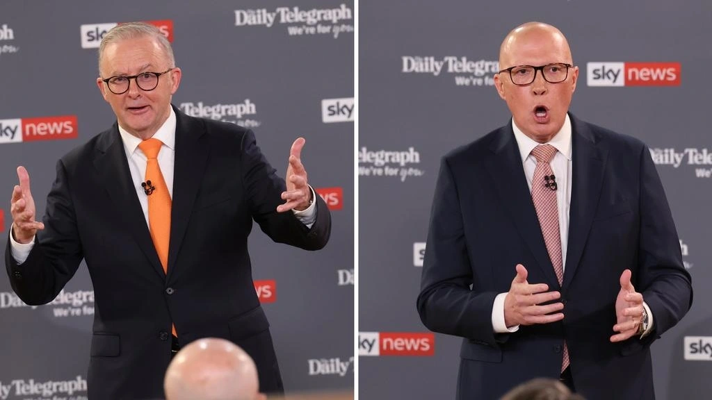 Thủ tướng Australia Anthony Albanese (trái) và ông Peter Dutton, lãnh đạo liên đảng đối lập. Nguồn: Jason Edwards