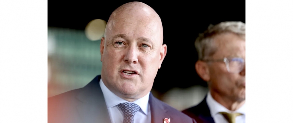 Thủ tướng New Zealand Christopher Luxon. (Ảnh: RNZ)