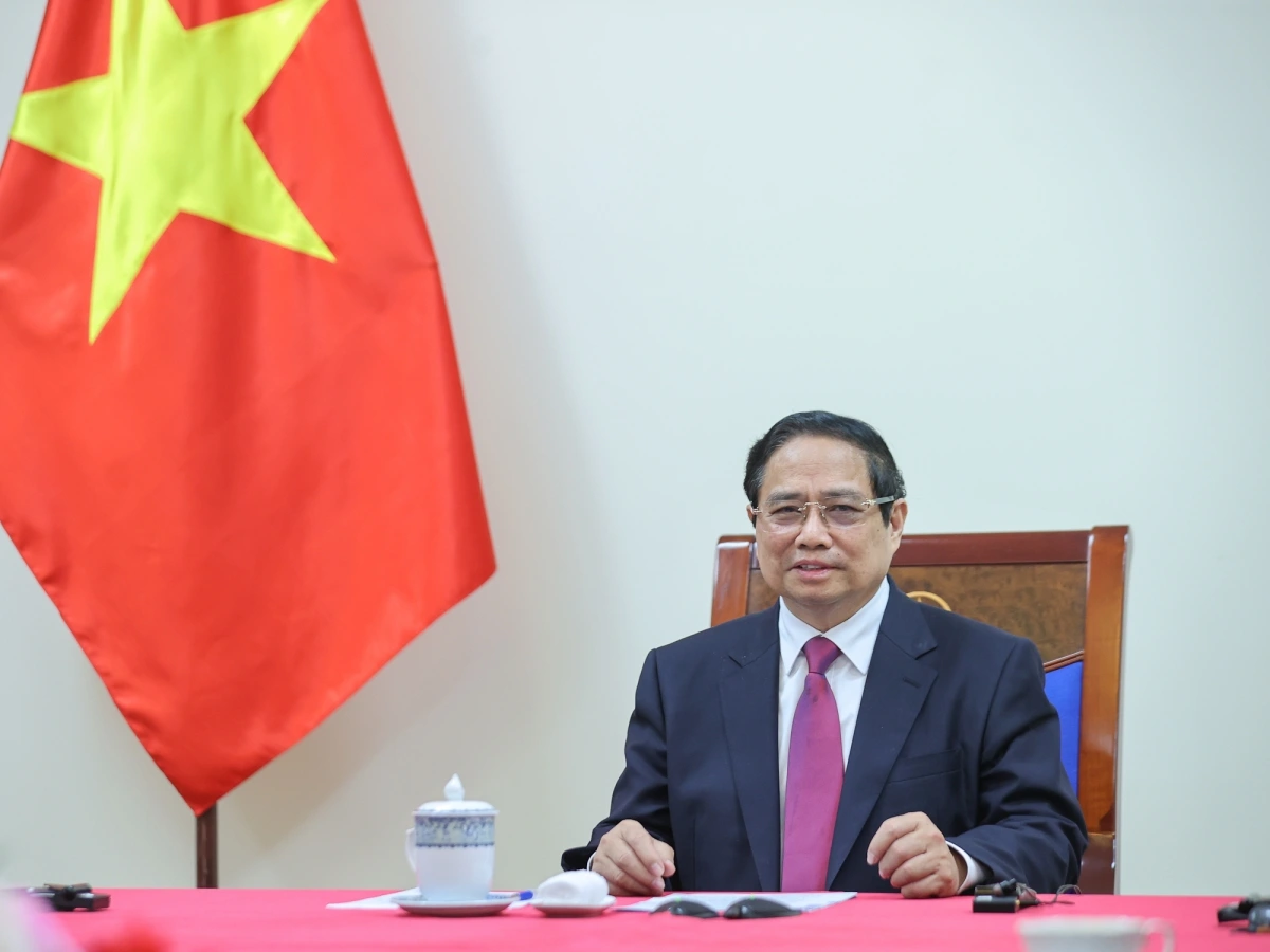 Thủ tướng Phạm Minh Chính điện đàm với Thủ tướng New Zealand.