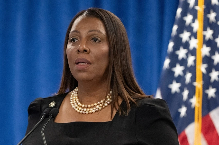 Bà Letitia James - Tổng chưởng lý bang New York. Ảnh: Reuters