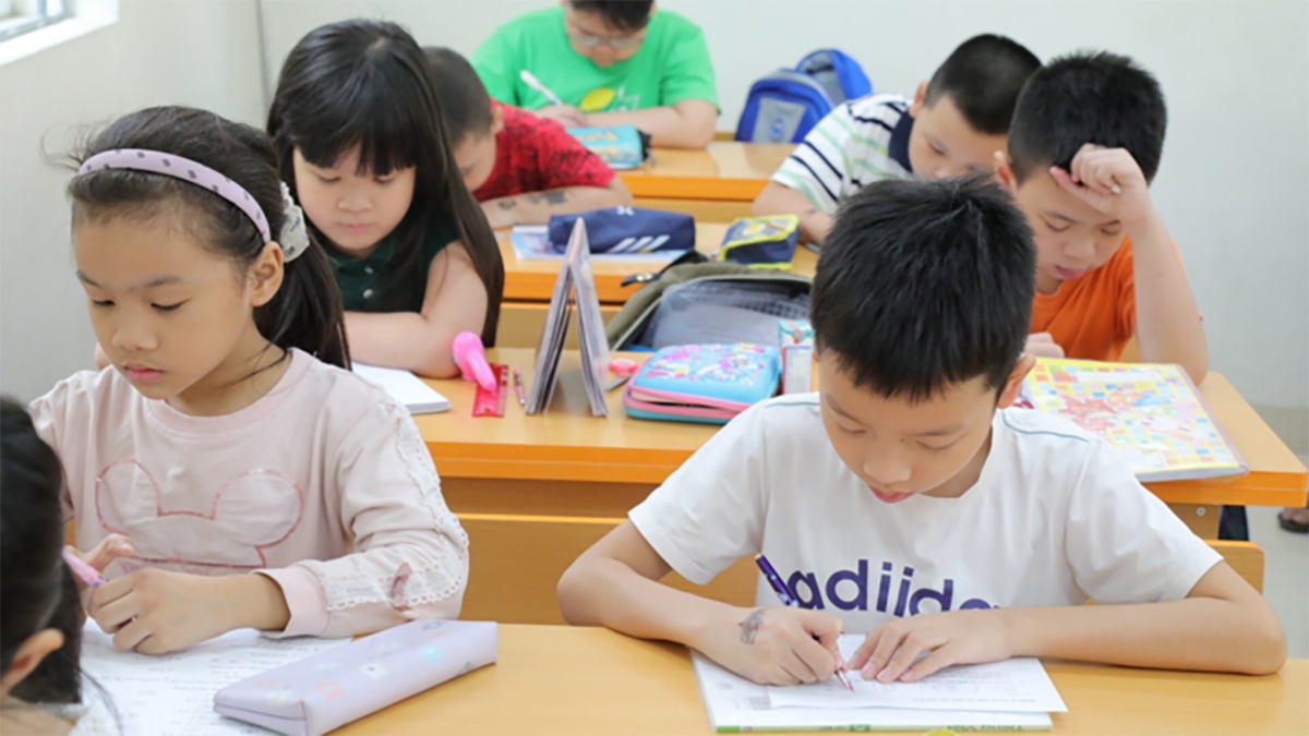 Phụ huynh biến con mình thành "gà chiến" trong cuộc đua vào lớp 1 trường tư. (Ảnh minh hoạ)