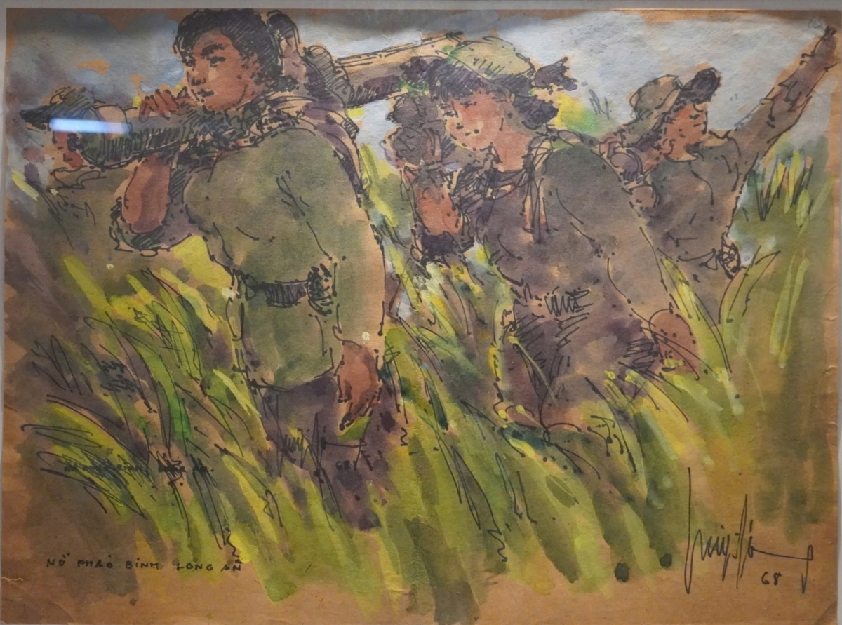 Nổ pháo binh ở Long An