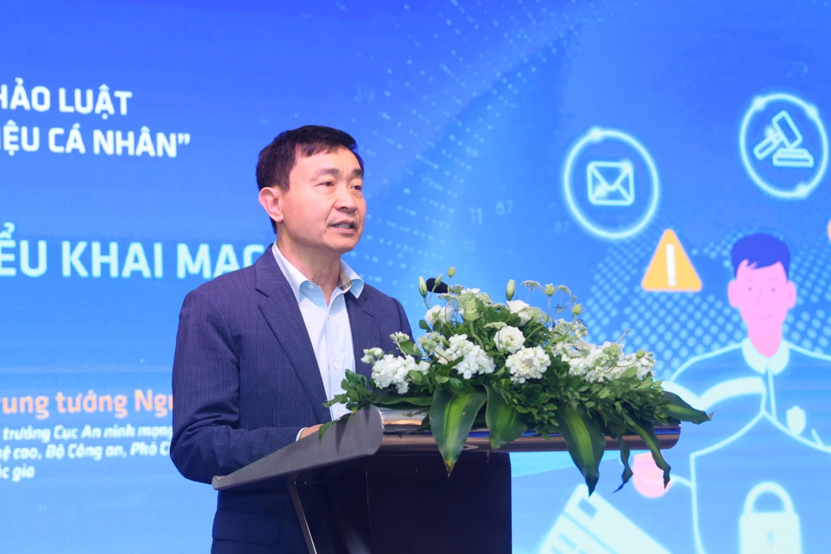 Trung tướng Nguyễn Minh Chính, Cục trưởng Cục An ninh mạng và Phòng, chống tội phạm sử dụng công nghệ cao - A05 (Bộ Công an), Phó Chủ tịch thường trực Hiệp hội An ninh mạng quốc gia