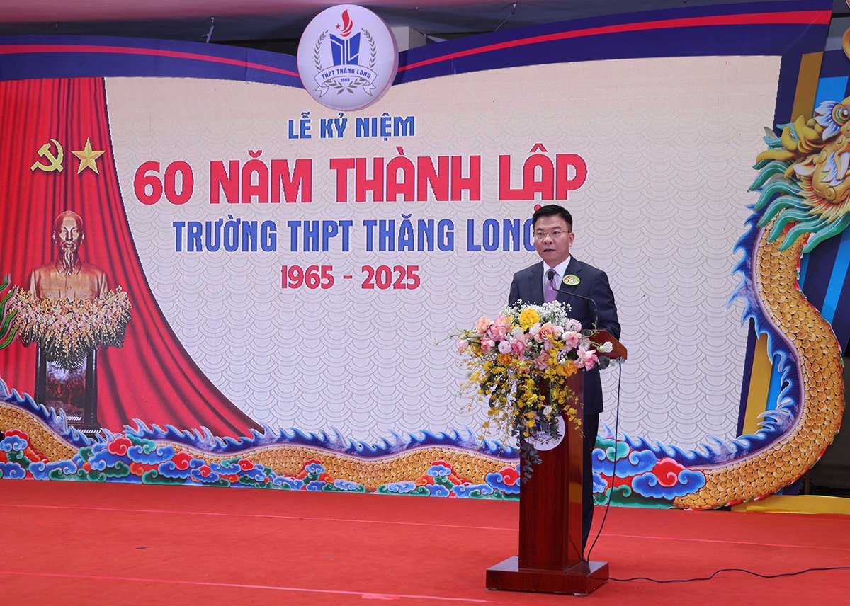 Phó Thủ tướng Lê Thành Long phát biểu tại Lễ Kỷ niệm