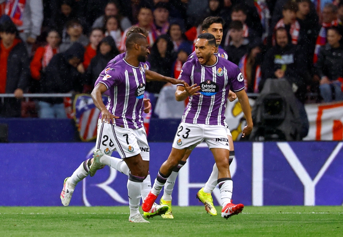 Real Valladolid có bàn thắng vươn lên dẫn trước ở phút 21. (Ảnh: Reuters)