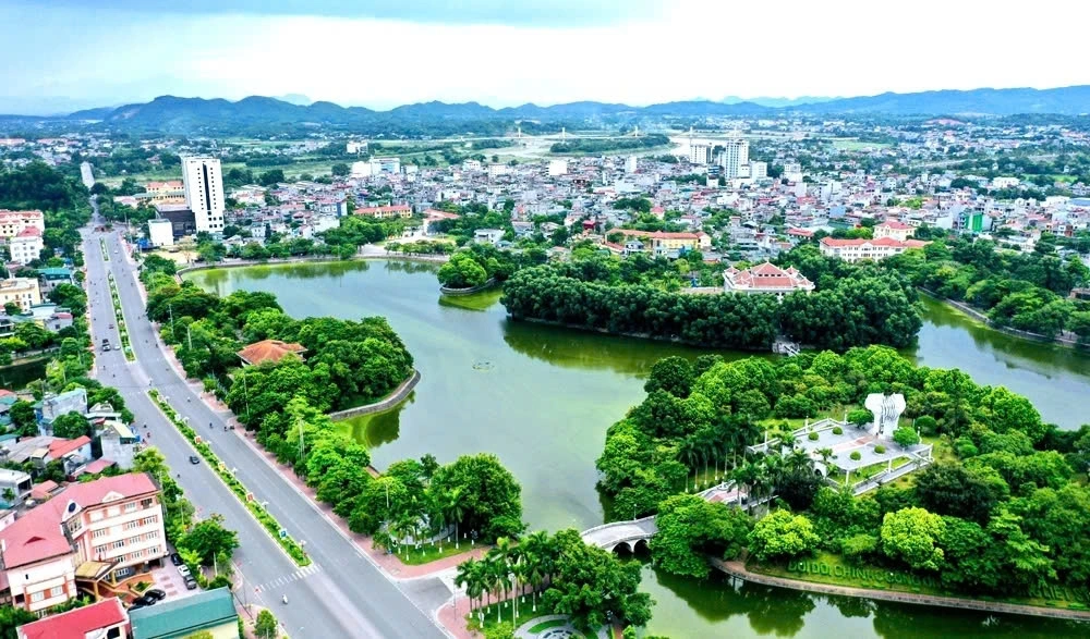 Tỉnh Tuyên Quang nhìn từ trên cao