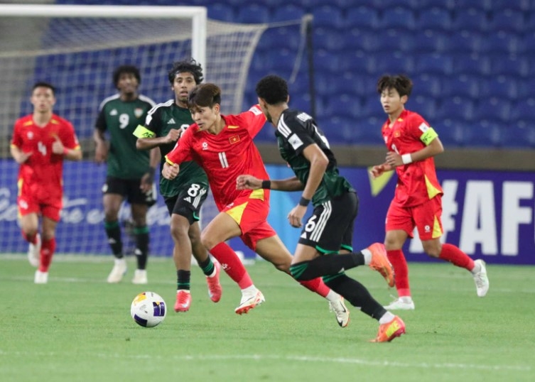 With three consecutive draws, U17 Vietnam fails to advance from the group stage
(Photo: VFF)