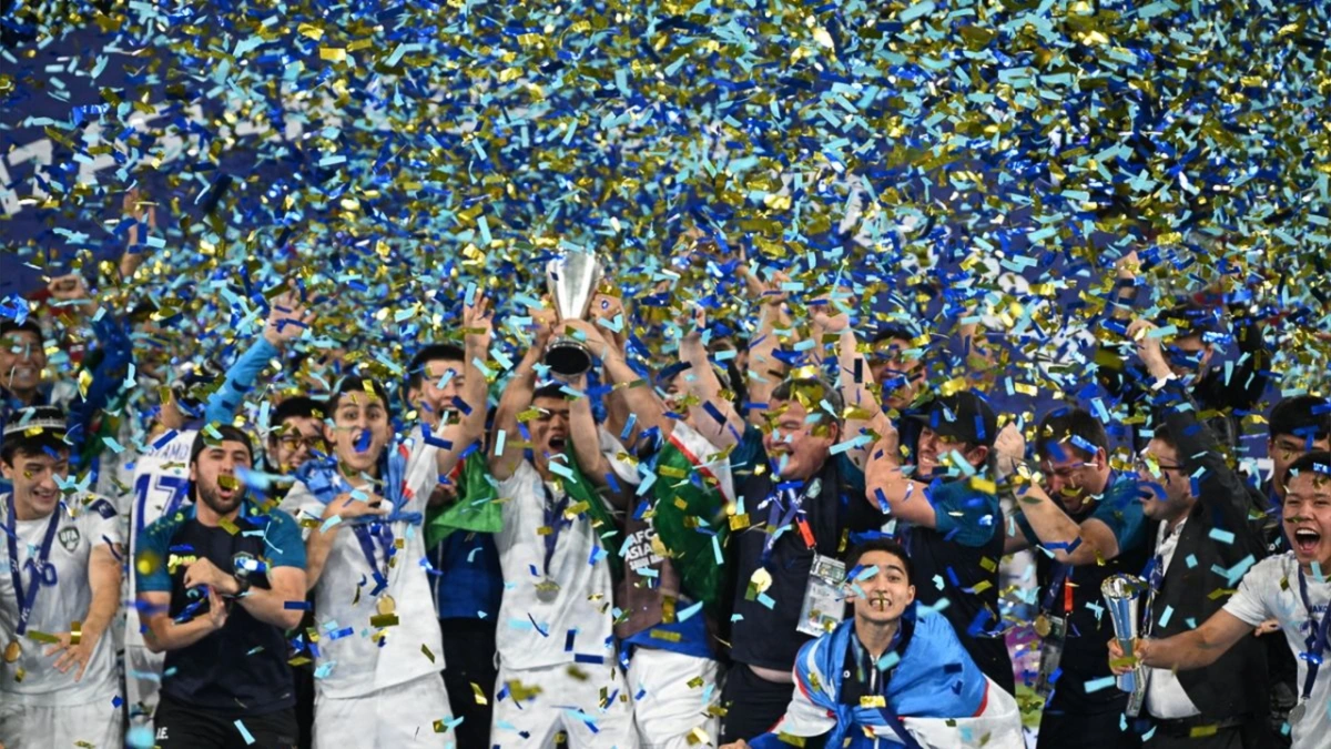U17 Uzbekistan vô địch giải U17 châu Á 2025. (Ảnh: AFC)