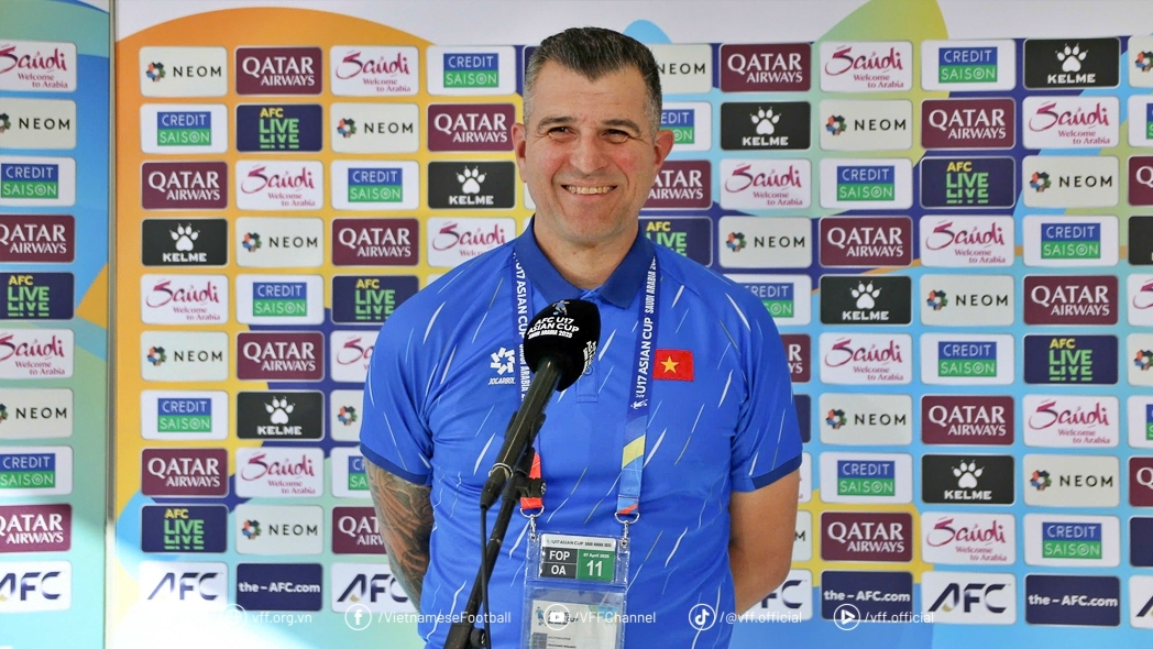 HLV Cristiano Roland. (Ảnh: VFF)