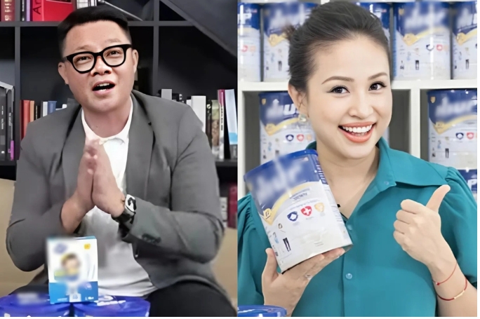 BTV Quang Minh, MC Vân Hugo (Ảnh: Chụp màn hình).