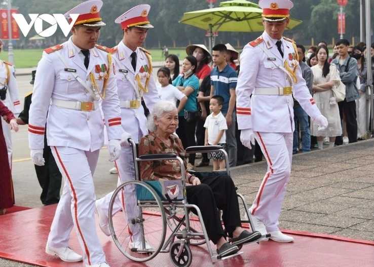 Many invalids and the elderly are given special priority to visit the site.