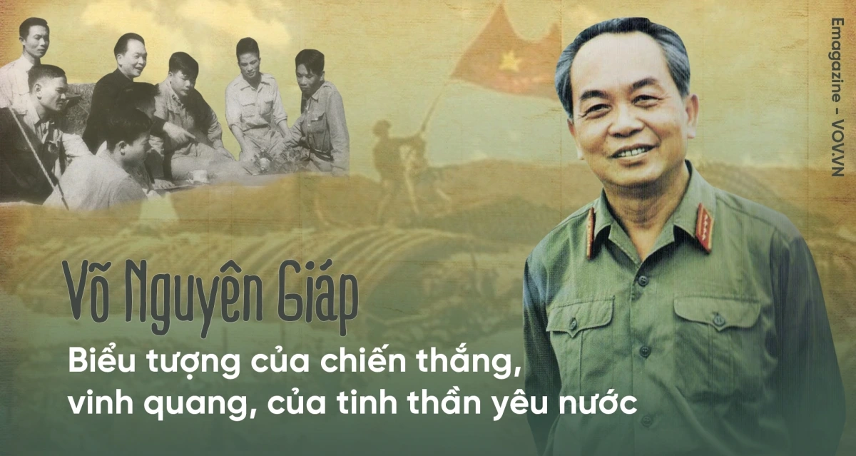 Đại tướng Võ Nguyên Giáp - Biểu tượng của chiến thắng, vinh quang, của tinh thần yêu nước