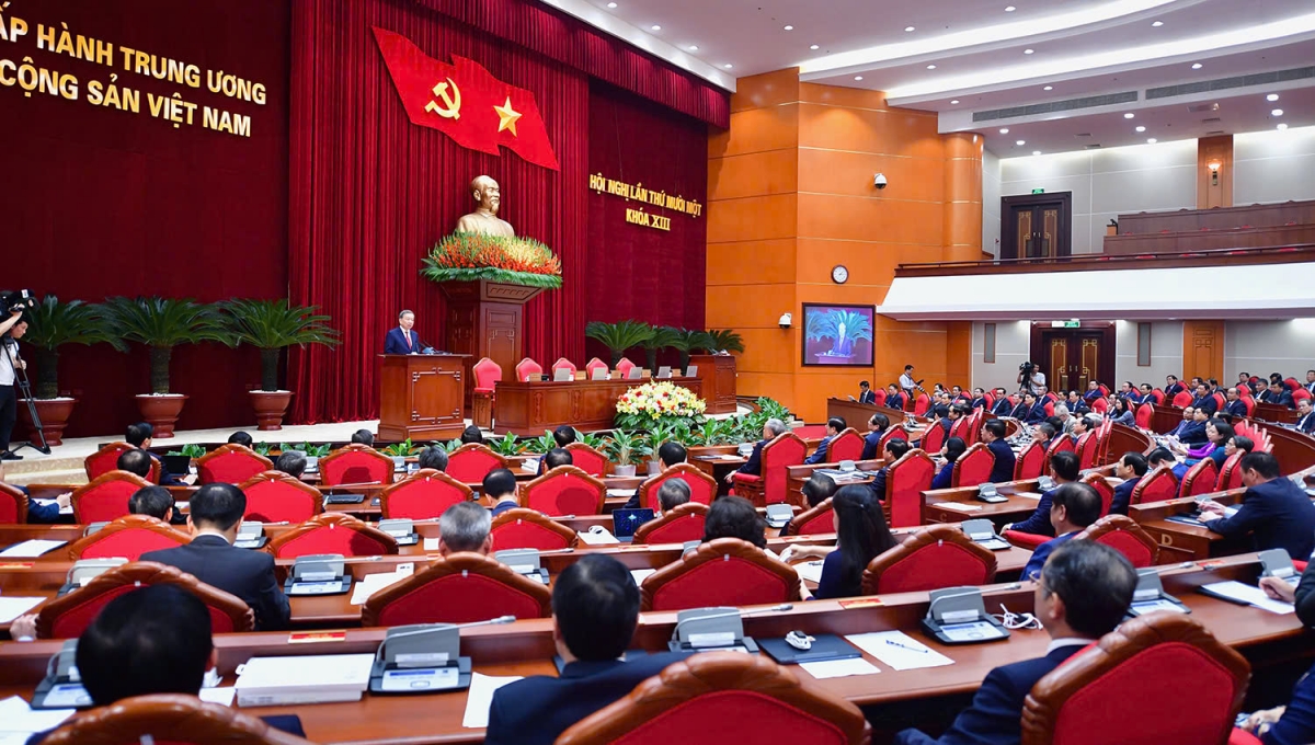 Hội nghị lần thứ 11 Ban Chấp hành Trung ương Đảng khóa XIII họp phiên bế mạc