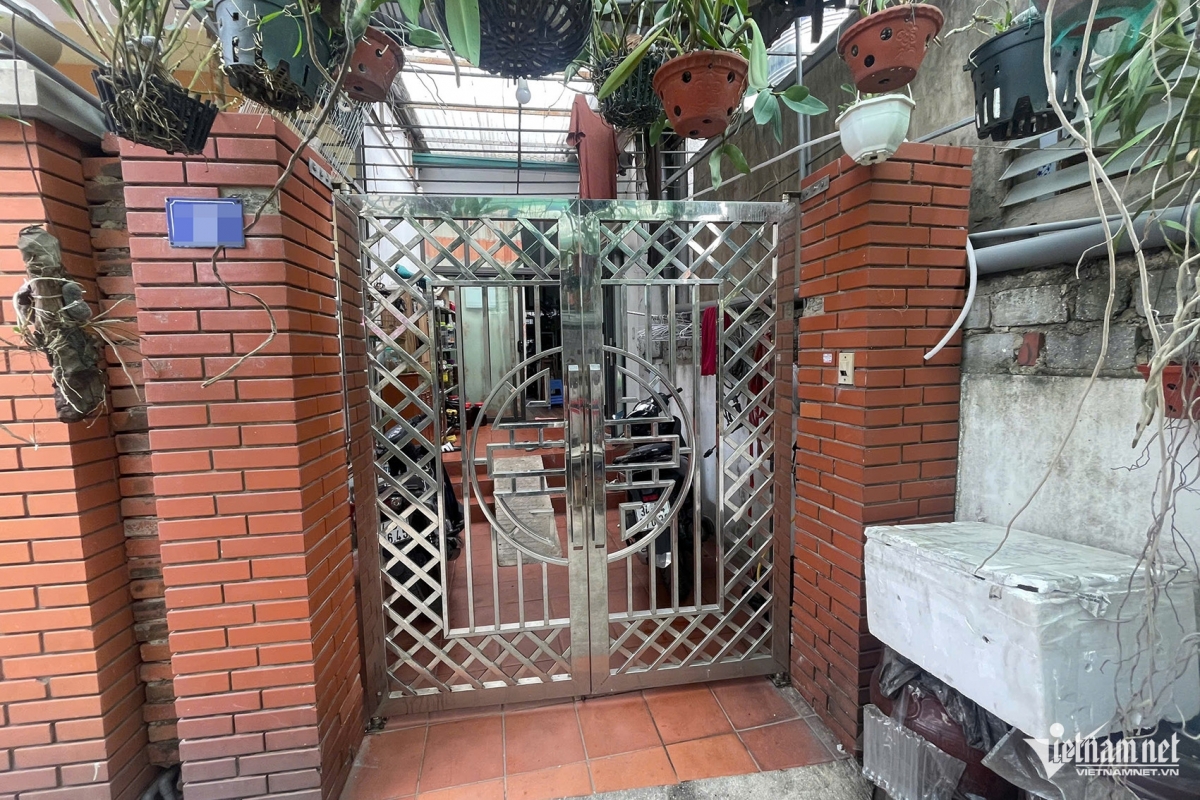 Nhà của đối tượng Bùi Đình Khánh. Ảnh: Phạm Công