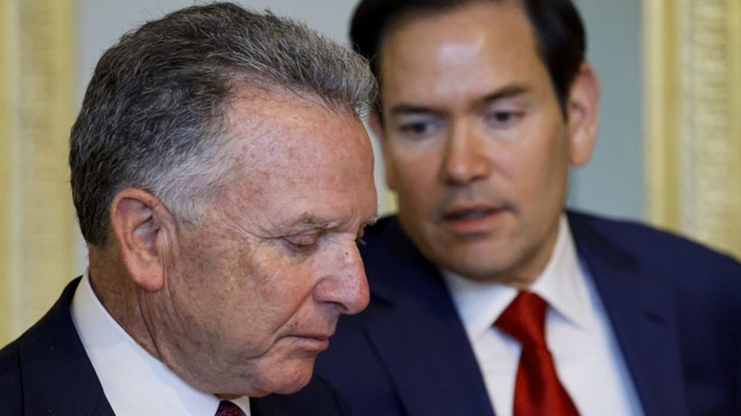 Đặc phát viên Mỹ Steve Witkoff và Ngoại trưởng Marco Rubio. Ảnh: Pool