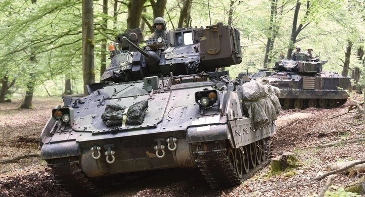 Xe chiến đấu bộ binh M2 Bradley. Ảnh: Getty