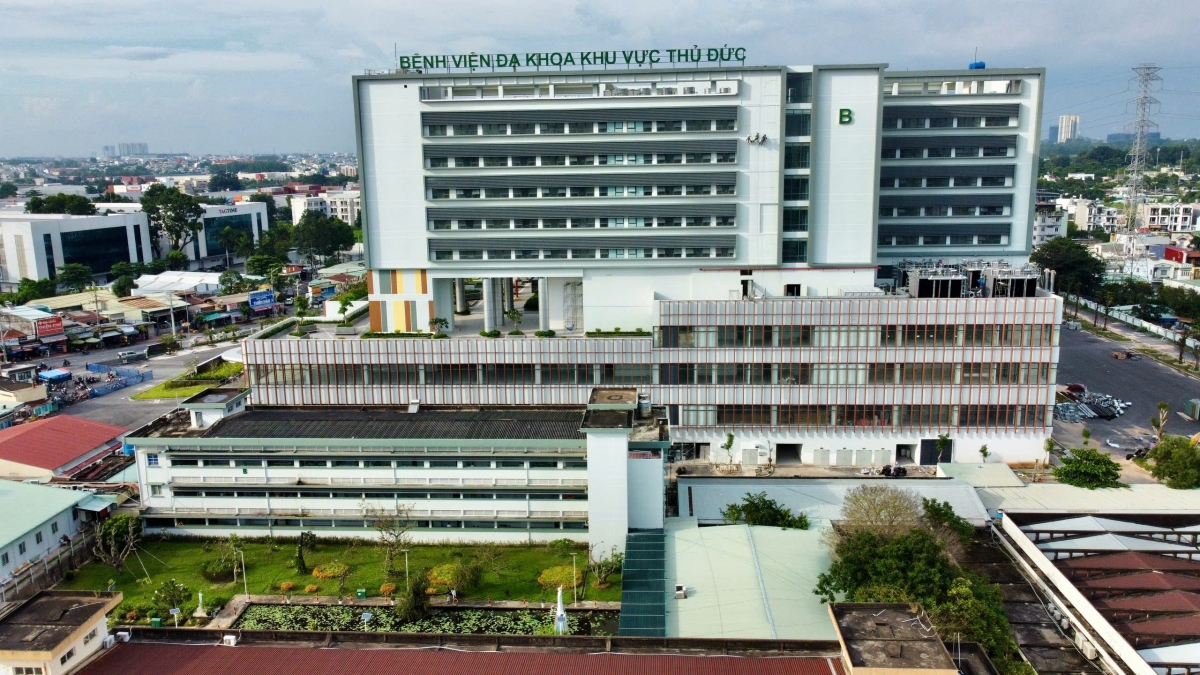 Bệnh viện Đa khoa khu vực Thủ Đức được đầu tư 1.915 tỷ đồng, quy mô 1.000 giường. (Ảnh: Hoàng Minh)