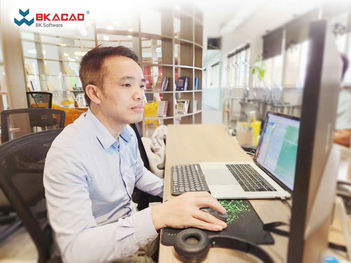 Anh Đào Trọng Thắng - Giám đốc trung tâm phần mềm BKSoft