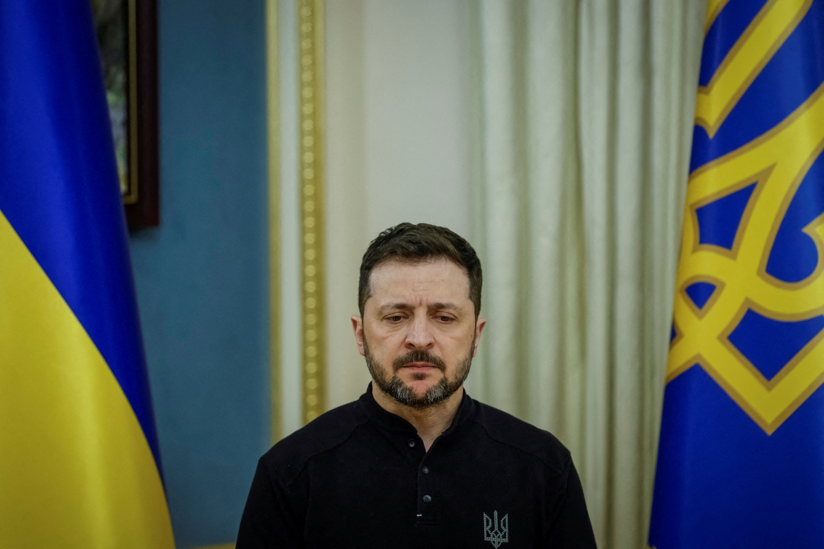Tổng thống Ukraine Volodymyr Zelensky. Ảnh: Reuters
