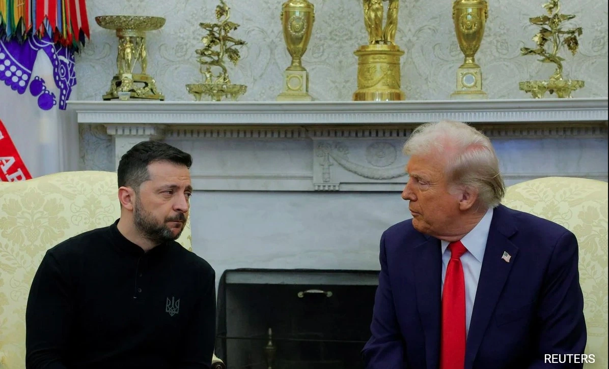 Tổng thống Ukraine Volodymyr Zelensky và Tổng thống Mỹ Donald Trump. Ảnh: Reuters