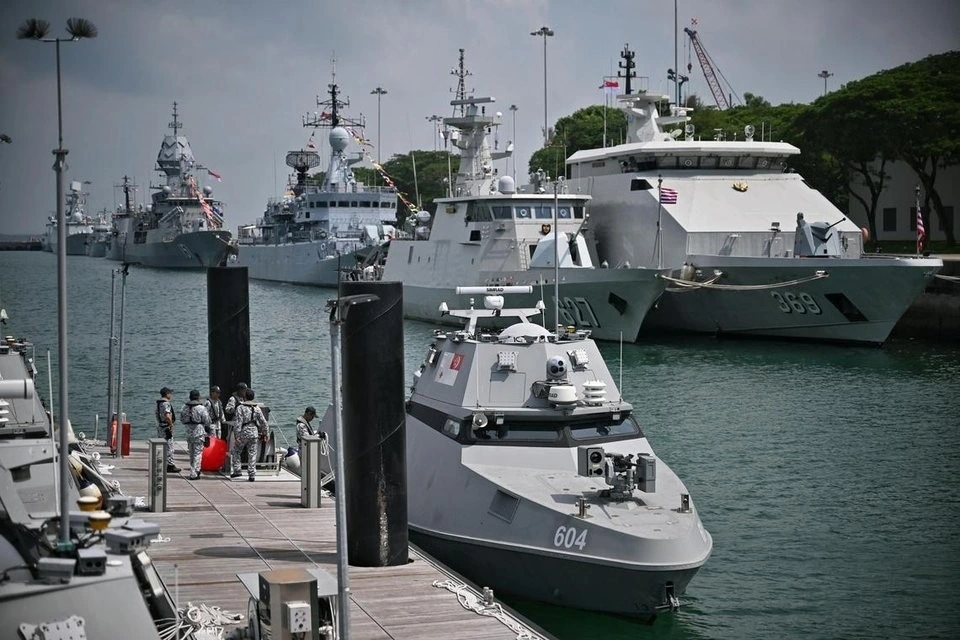 Tàu hải quân Singapore. Nguồn: Straits Times