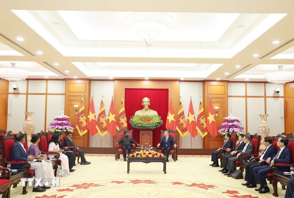 Quang cảnh cuộc tiếp. (Ảnh: TTXVN)