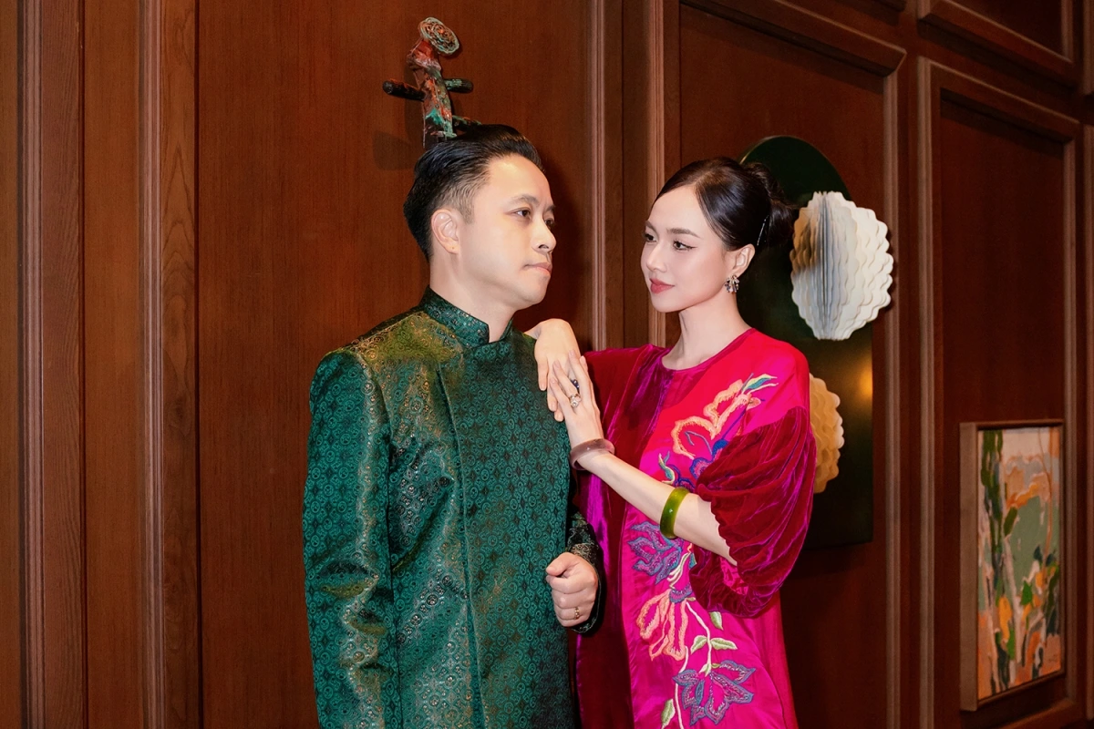 Đinh Ngọc Diệp và chồng - đạo diễn Victor Vũ