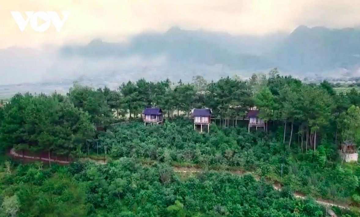 For those visiting Tan Uyen tea hill who prefer not to stay in guesthouses or hotels, the tranquil and charming bungalow rooms offers an ideal relaxing retreat.