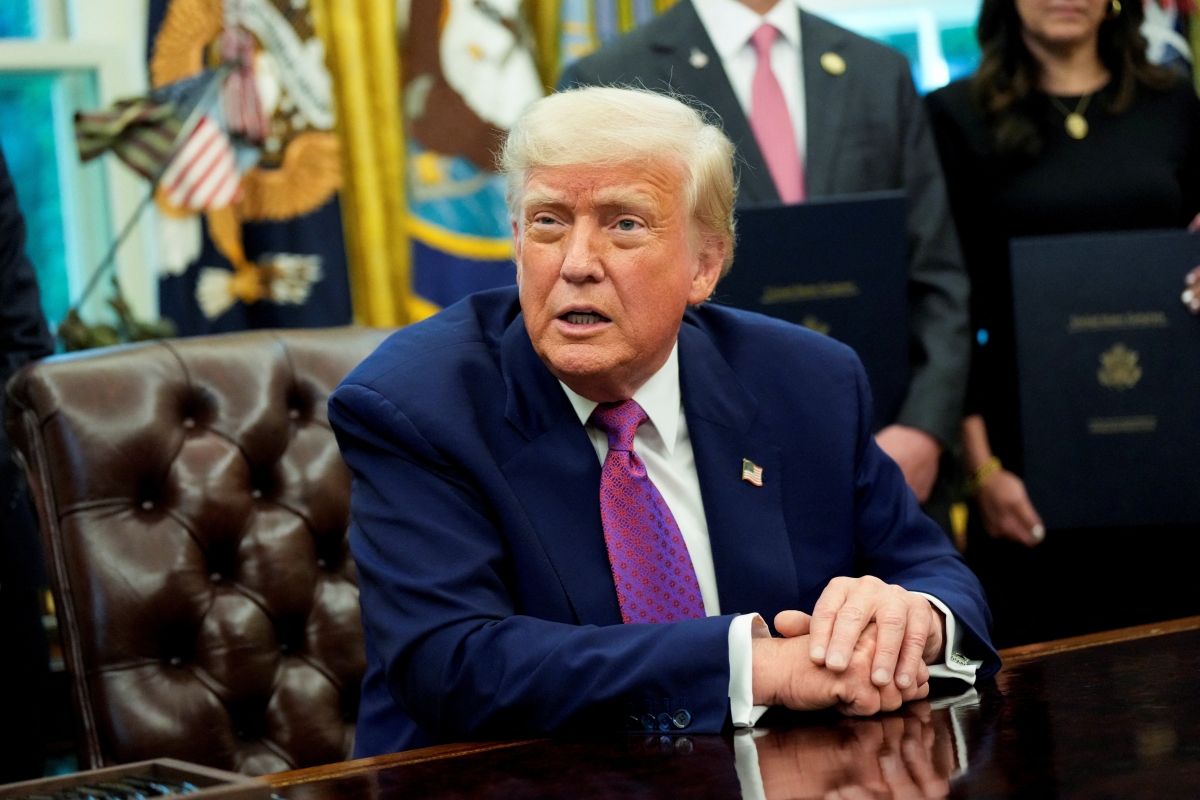 Tổng thống Mỹ Donald Trump. Ảnh: Reuters