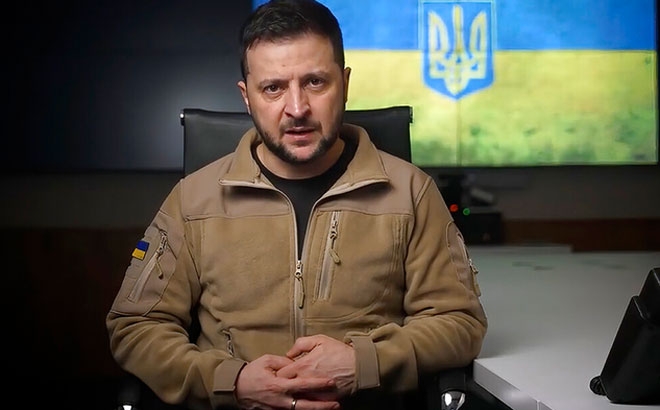 Ông Zelensky có cuộc thảo luận với các nhà lãnh đạo châu Âu. Ảnh: Reuters
