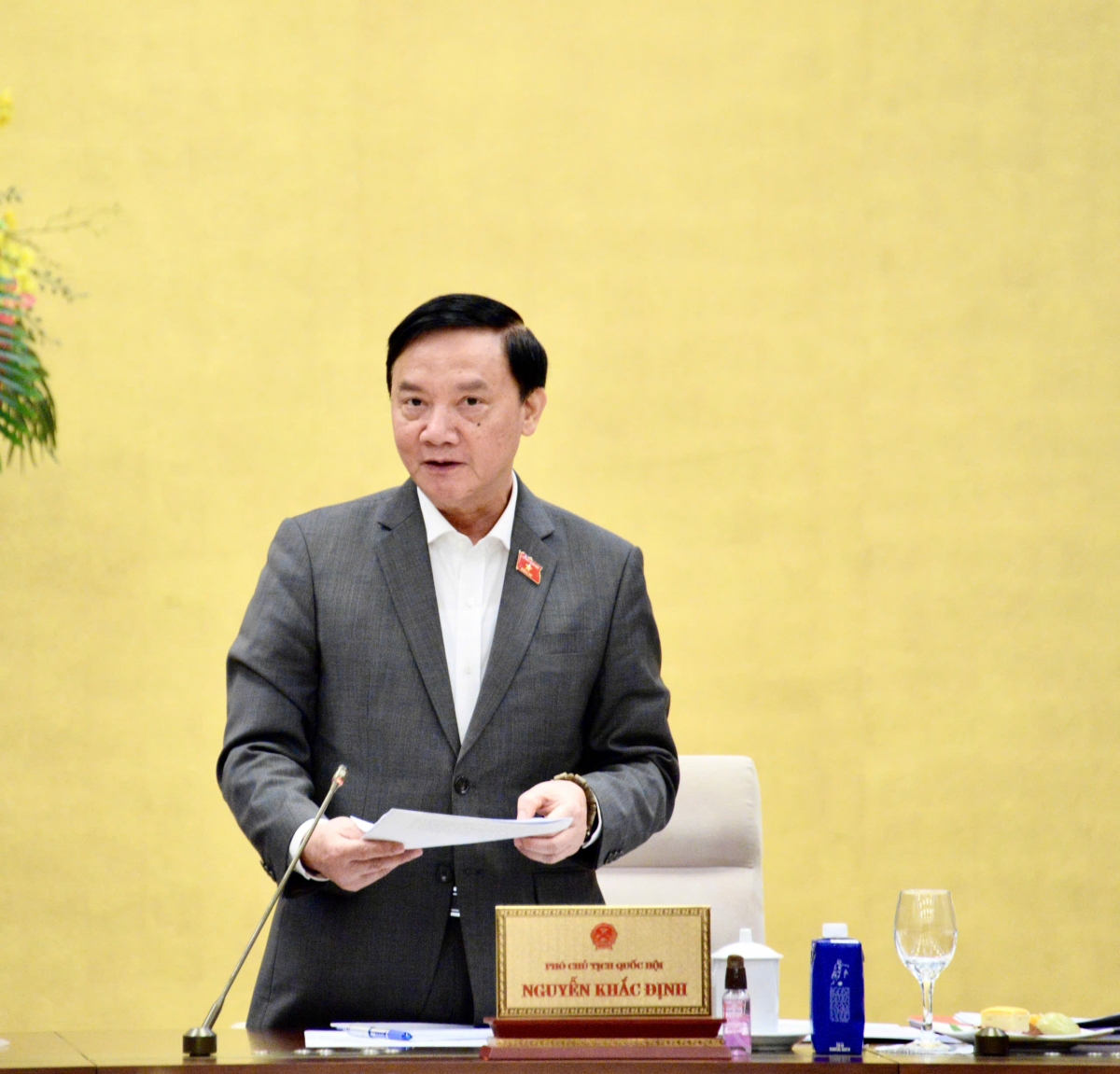 Phó Chủ tịch Quốc hội Nguyễn Khắc Định