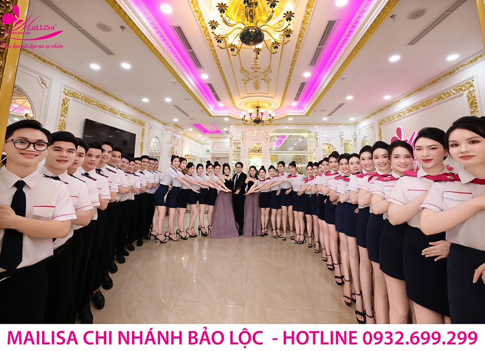 Đội ngũ nhân viên chuyên môn cao, tay nghề giỏi, đạo đức tốt tại Mailisa chi nhánh Bảo Lộc.