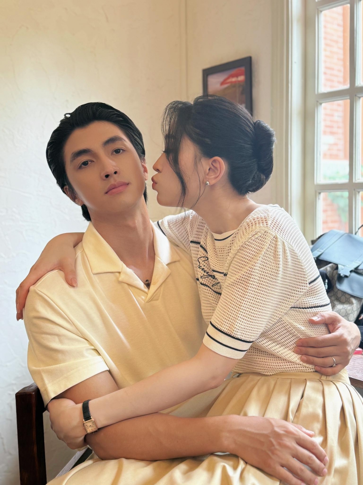 Bình An đăng ảnh được bà xã Phương Nga bày tỏ tình cảm.