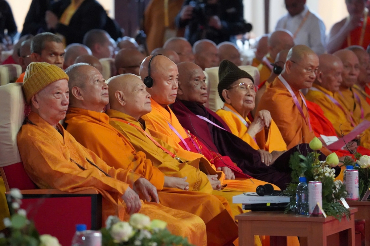 Đại biểu dự Lễ Khai mạc Vesak 2025 (ảnh BTC)