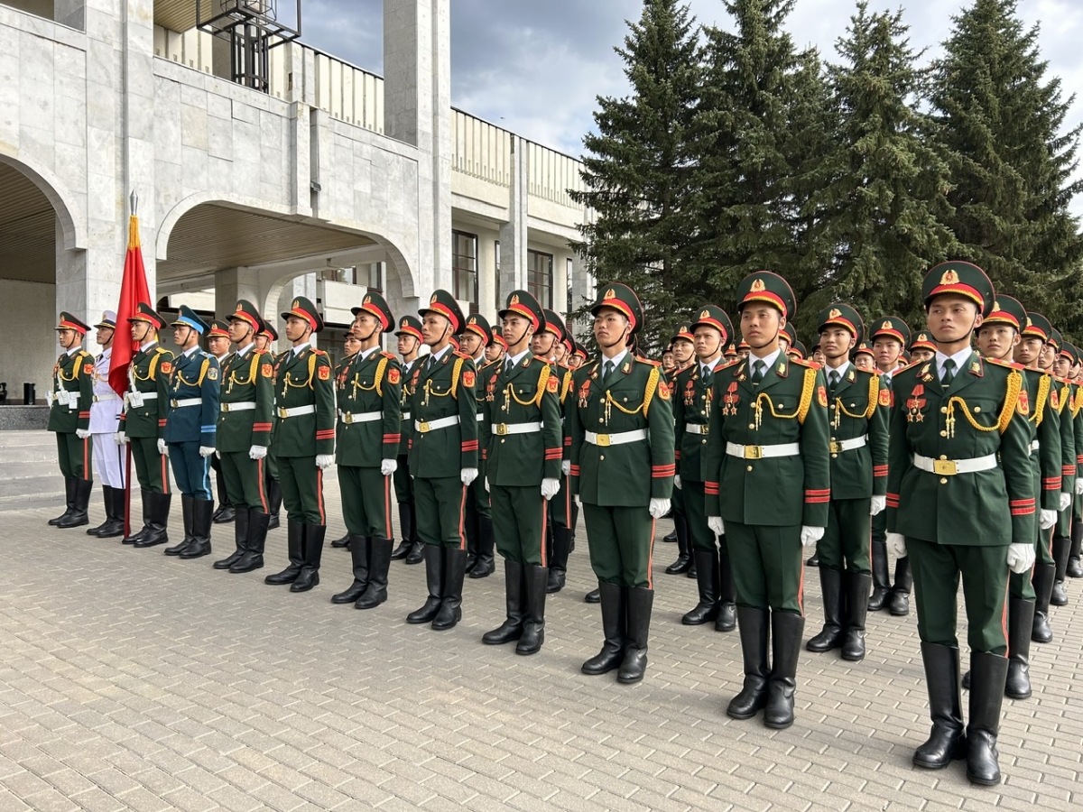 68 chiến sĩ Việt Nam sẽ tham gia duyệt binh trên Quảng trường Đỏ.