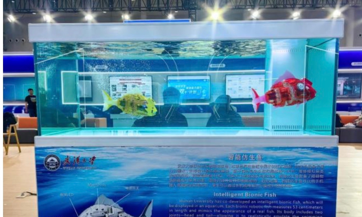 Cá robot sinh học. Ảnh: Changjiang Daily