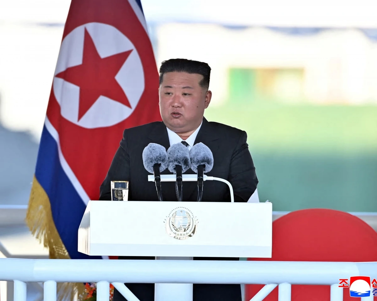 Nhà lãnh đạo Triều Tiên Kim Jong Un cho rằng sự cố này là "hành vi phạm tội không thể dung thứ". Ảnh: KCNA