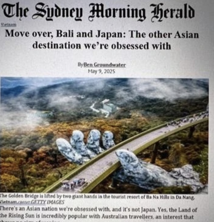 Australian tourists are increasingly interested in Vietnam (Photo: Screenshot)