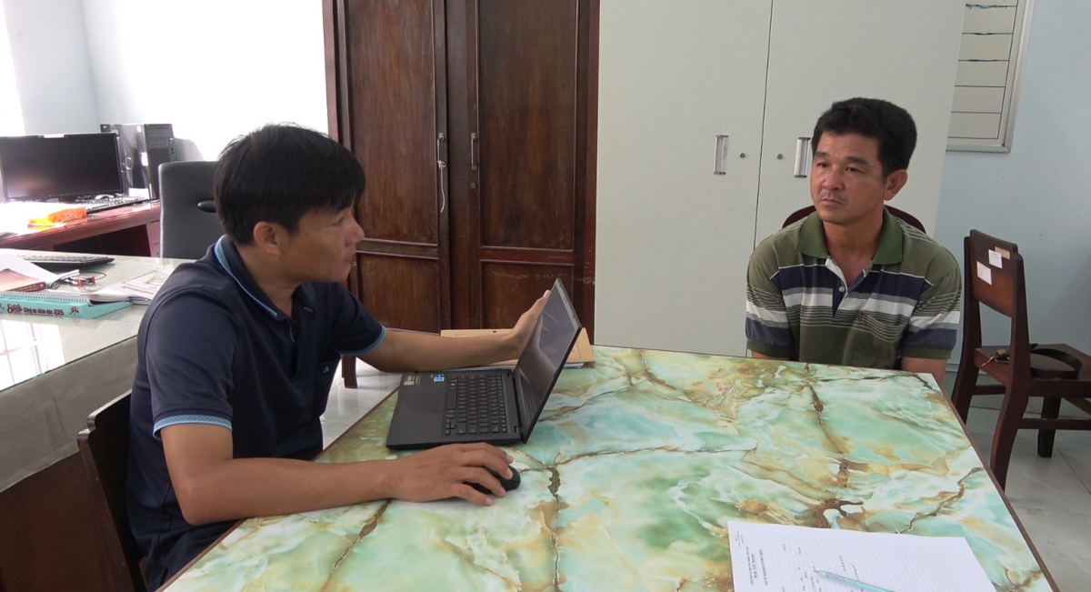 Đối tượng tại cơ quan công an