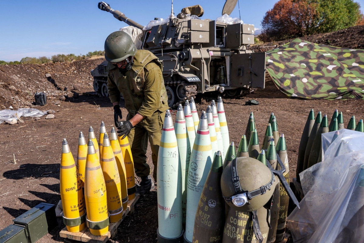 Mỹ cung cấp 90.000 tấn vũ khí cho Israel kể từ đầu chiến sự Gaza. Ảnh: Reuters