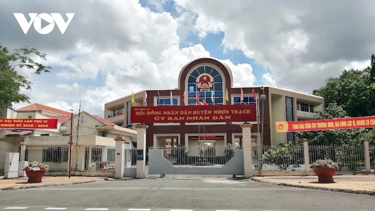 Trụ sở UBND huyện Nhơn Trạch, tỉnh Đồng Nai (Ảnh: Duy Phương)