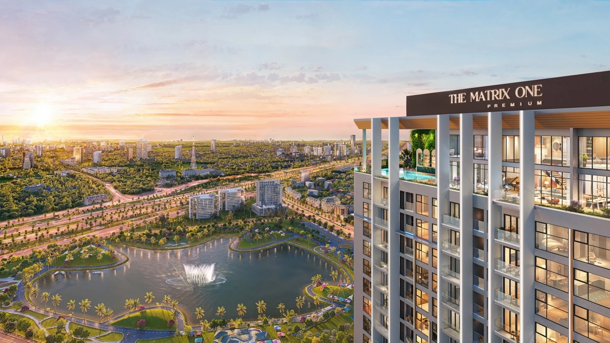 Tầm view công viên 14ha, “view xanh” vĩnh cửu trở thành đặc quyền hiếm có của cư dân The Matrix One Premium