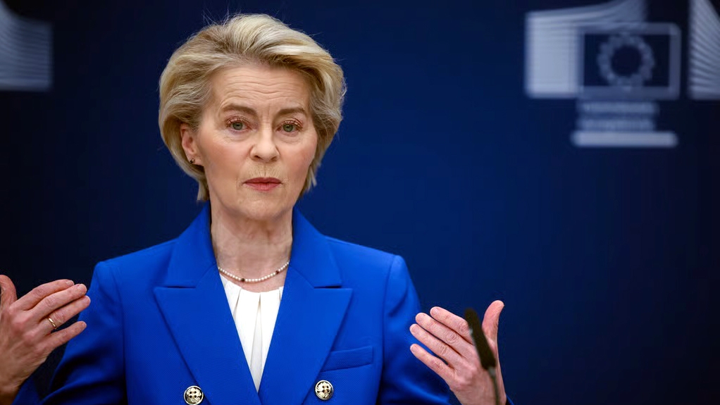 Chủ tịch Ủy ban châu Âu (EC) Ursula von der Leyen - Ảnh: EPA