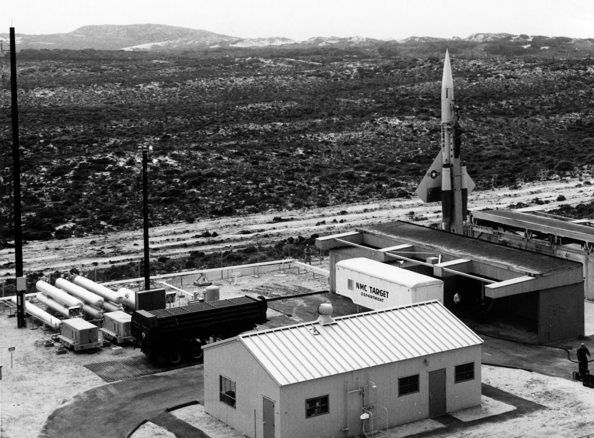 Bãi phóng tên lửa CIM-10 Bomarc. Ảnh: Bảo tàng Không quân Mỹ