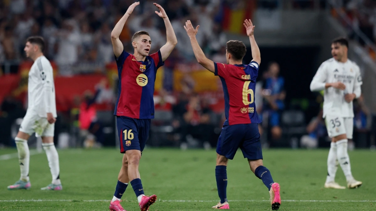 Barca thắng trong cả ba lần gặp Real Madrid mùa này (Ảnh: Reuters)
