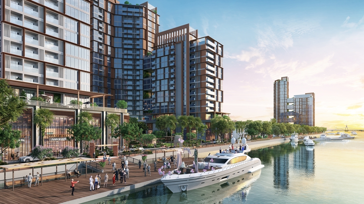 Sống trọn vẹn giữa tiện ích all-in-one thượng lưu. Ảnh phối cảnh minh họa Sun Property